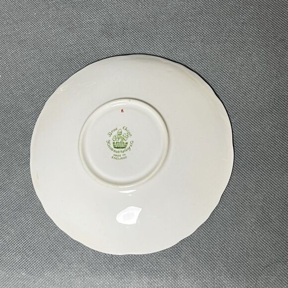 Vntg Hammersley Daffodil Pattern TeaCup Saucer Yellow Pink Blue Flower England - Picture 6 of 13